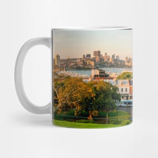 View of Sydney Harbour from Observatory Hill, Sydney, NSW, Australia Mug